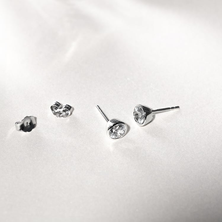 Napichovací náušnice s lab-grown diamanty Leanne 131326