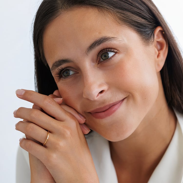 Stříbrný diamantový prsten Nicklas 157794