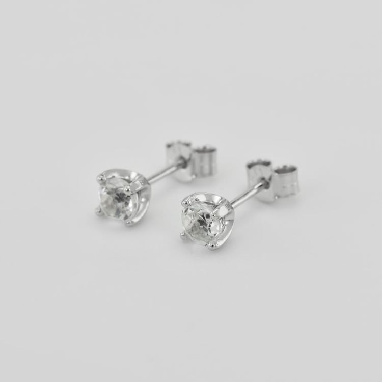 Topazové zlaté náušnice 29486