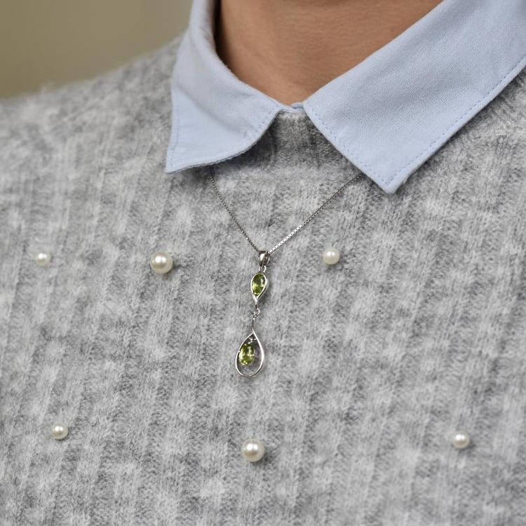 Přívěsek s olivínem 26067