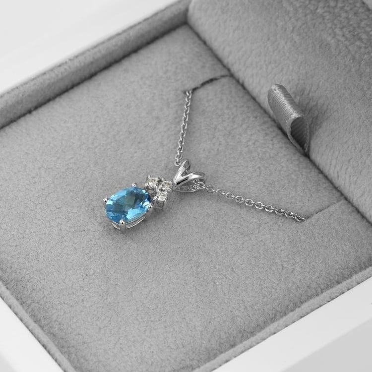 Zlatý topazový náhrdelník 51478