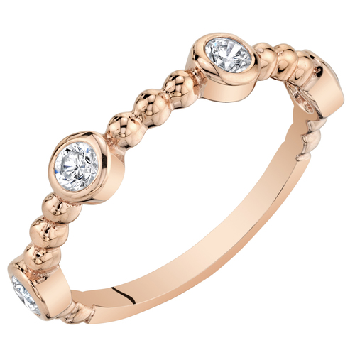 Pozlacený stříbrný prsten se zirkony