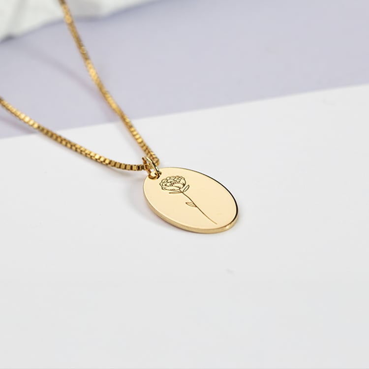 Romantický přívěsek s květinou a gravírem dle vaší volby Daisy 151829