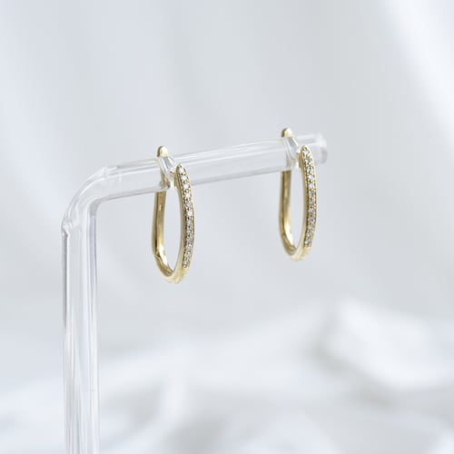Elegantní náušnice s diamanty Ayaz
