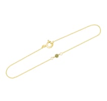 Zlatý náramek se žlutou diamantovou kostkou Keegan