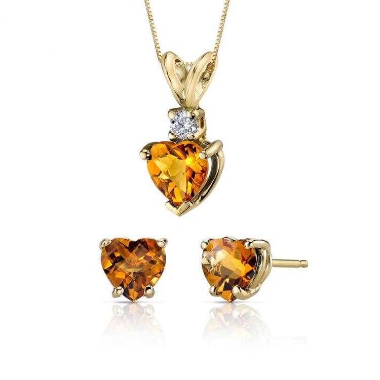 Kolekce citrínových šperků 20325