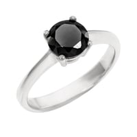 Zlatý prsten s černým diamantem Remmey