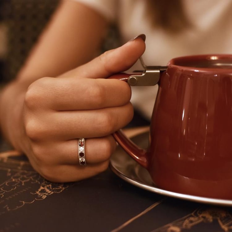 Prsten ze stříbra 34518