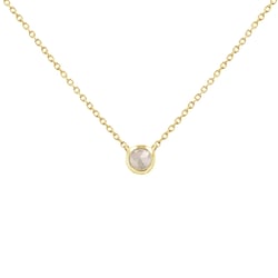 Jemný náhrdelník se salt and pepper diamantem Glosie