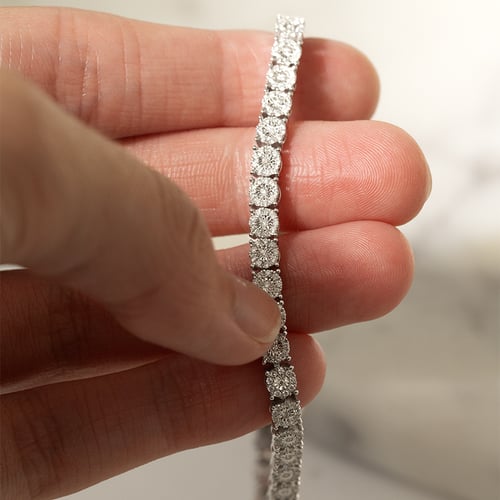 Elegantní náramek s diamanty Ramess