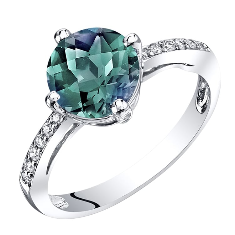 Zlatý prsten s alexandritem a diamanty Johnnie