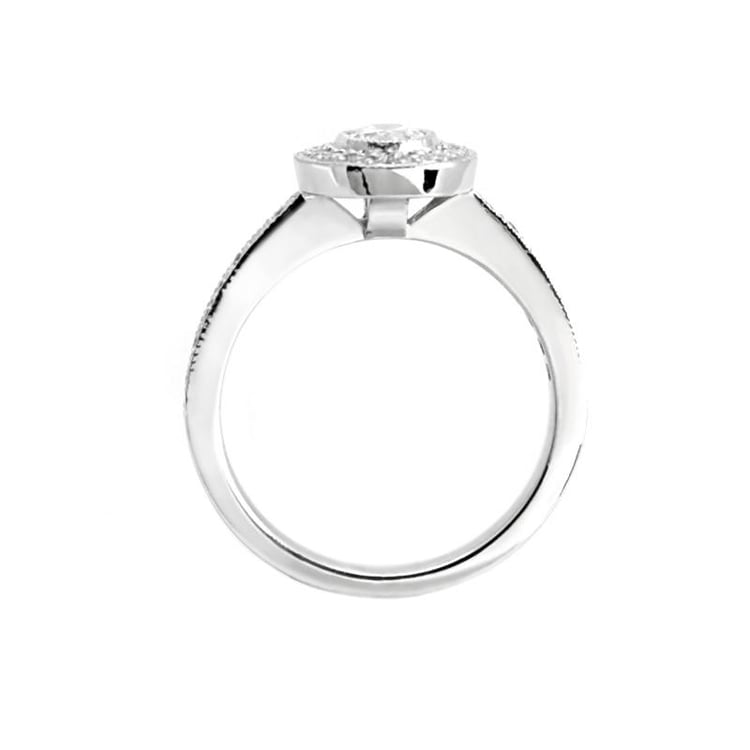 Diamantový prsten z 18k zlata Kaysi 5004