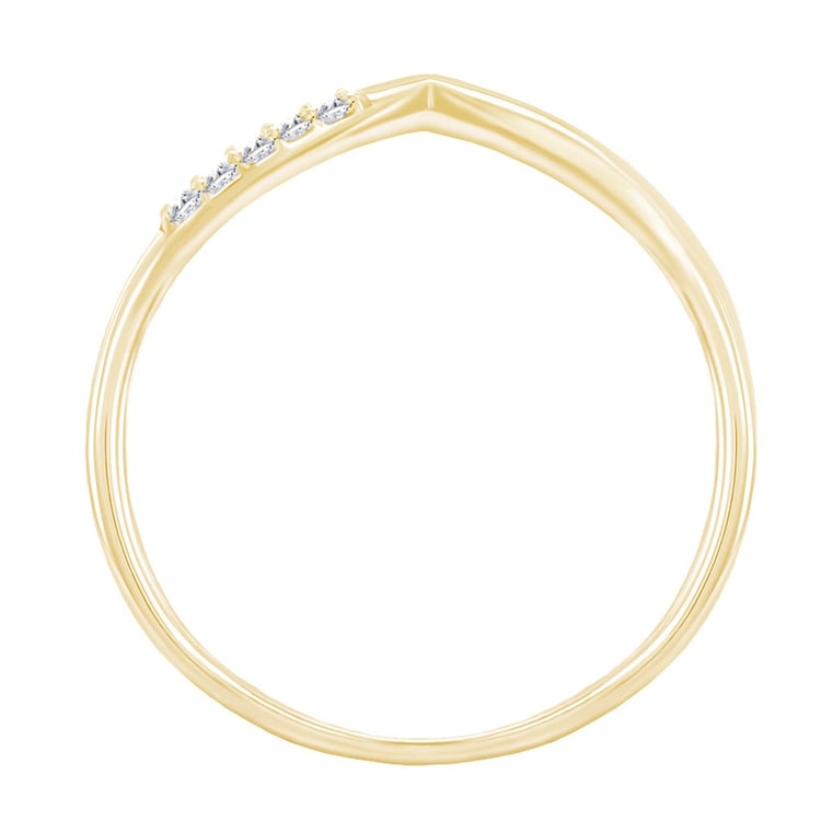 Stříbrný vykrojený prsten s lab-grown diamanty Annelisa 104684