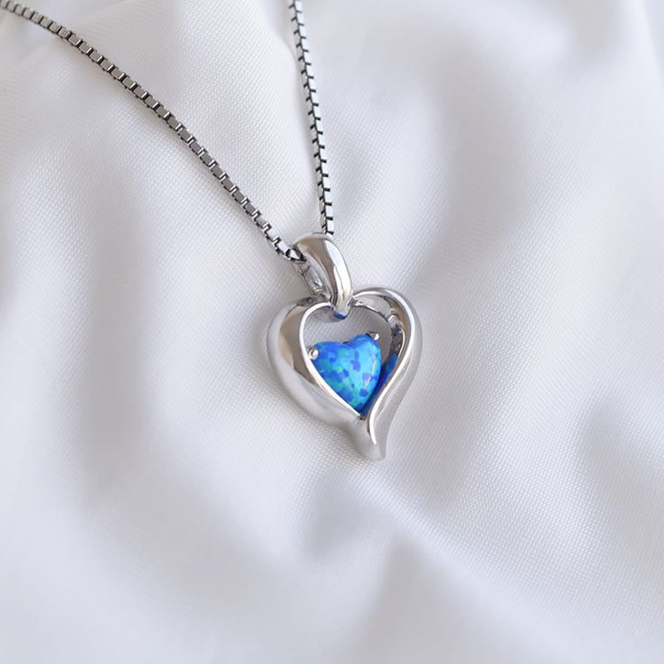 Přívěsek s modrým opálem 89877