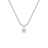 Platinový přívěsek s diamantem Semtte