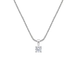 Platinový přívěsek s diamantem Semtte