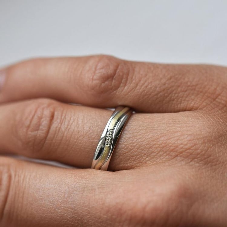 Vícebarevné prsteny s diamanty 60769