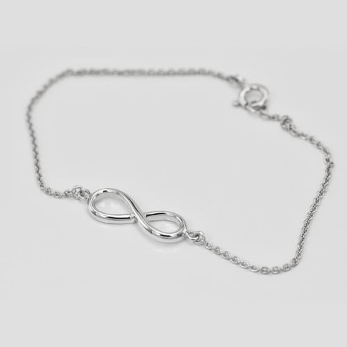 Zlatý fashion náramek s motivem nekonečna Infinity