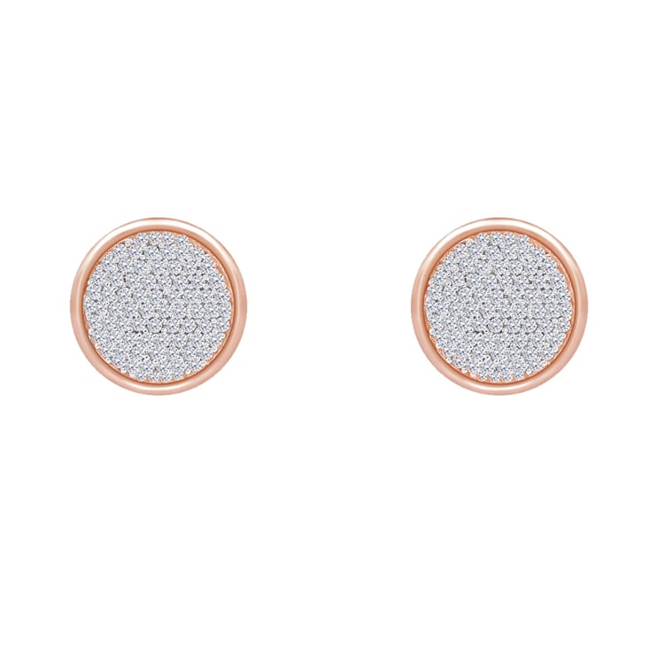 Zlaté napichovací diamantové náušnice 48422