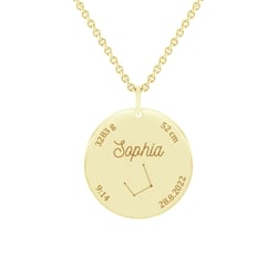 Novorozenecký přívěsek s gravírem dle vaší volby Melody