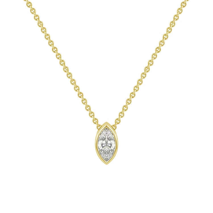 Zlatý náhrdelník s certifikovaným diamantem