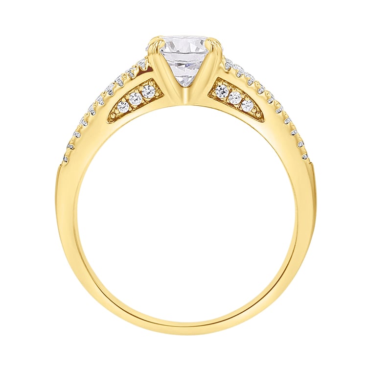 Zásnubní prsten plný diamantů Arendy 141820