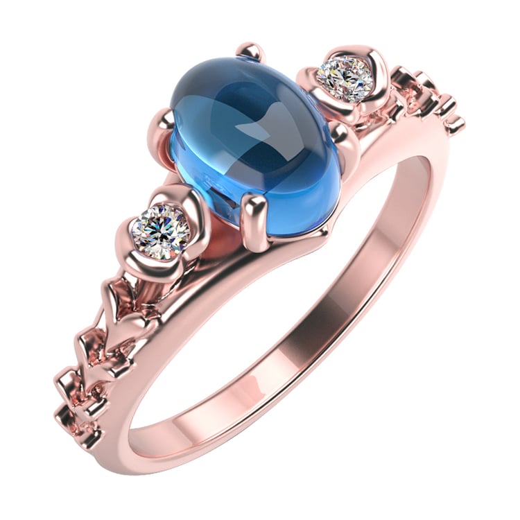 Prsten z růžového zlata 19257