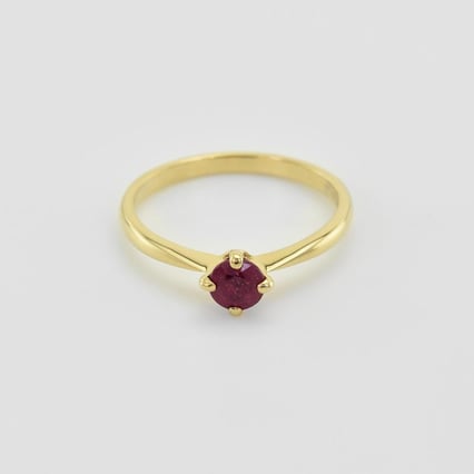 Zásnubní prsten s rubínem Sevati