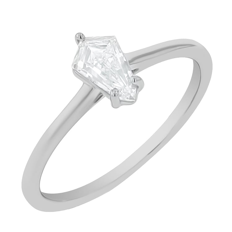 Zásnubní prsten s 0.7ct IGI certifikovaným lab-grown diamantem Greta