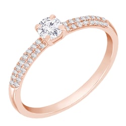 Zásnubní prsten s diamanty Kristen