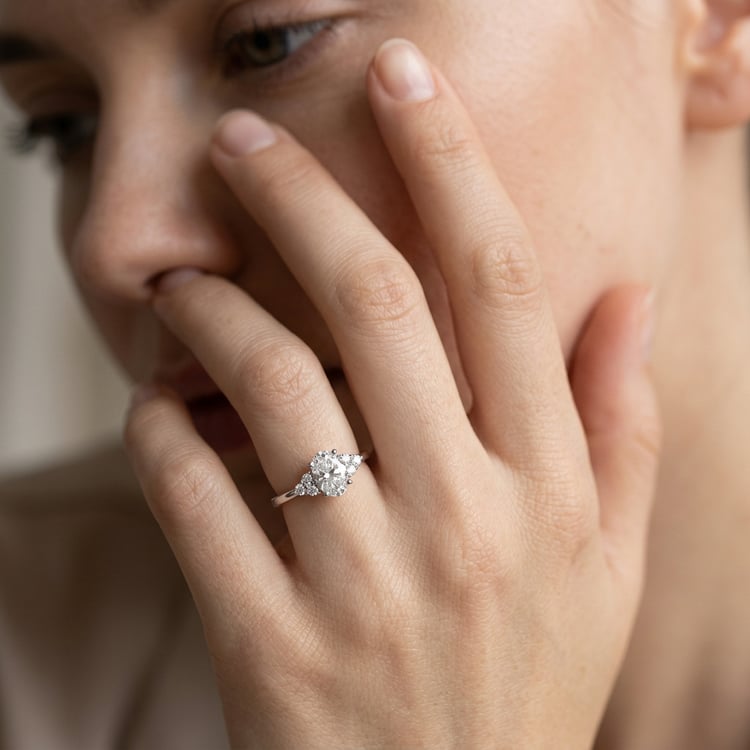 Zásnubní prsten s 0.54ct IGI certifikovaným lab-grown diamantem Sheldo 170102
