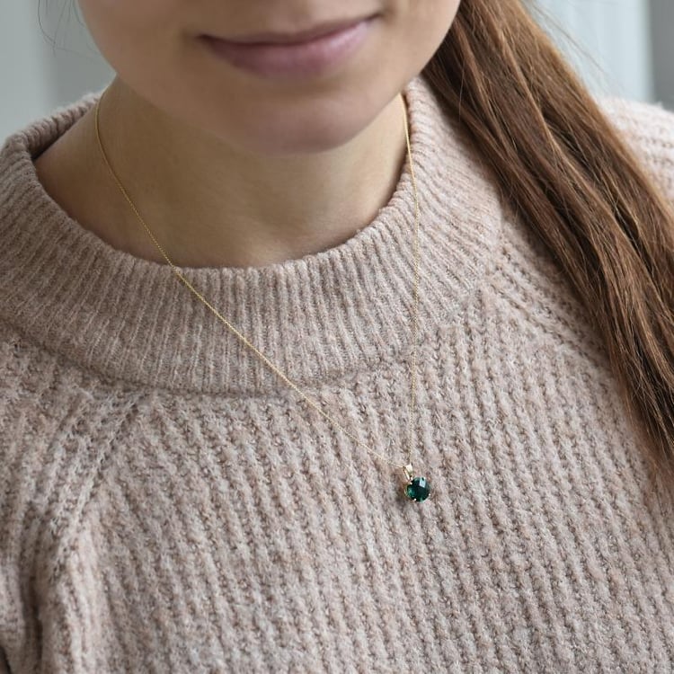 Přívěsek se smaragdem 23314