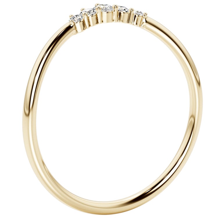 Vykrojený prsten s lab-grown diamanty Myles 139610