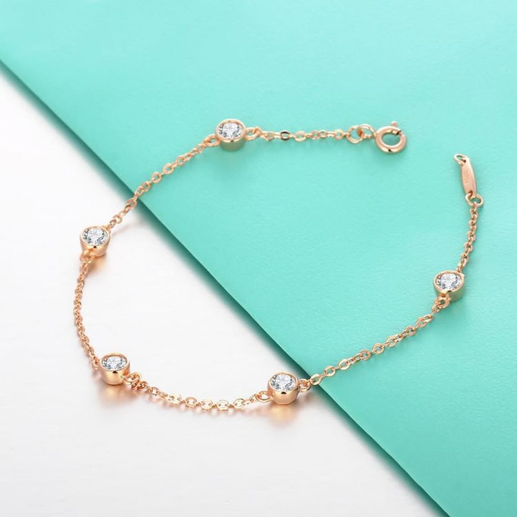 Pozlacený náramek Diza 7483