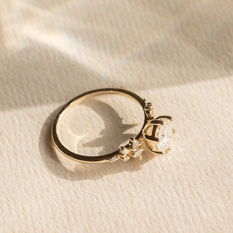 Zásnubní prsten s diamanty Olha 138521