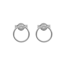 Stříbrné napichovací karma náušnice Belisa