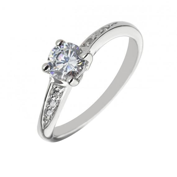 Platinový zásnubní prsten Doryne