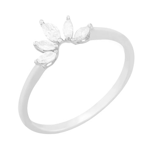 Elegantní prsten s marquise lab-grown diamanty Maurice
