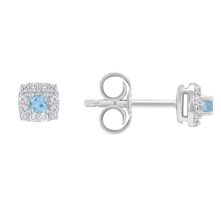 Akvamarínové náušnice 42183