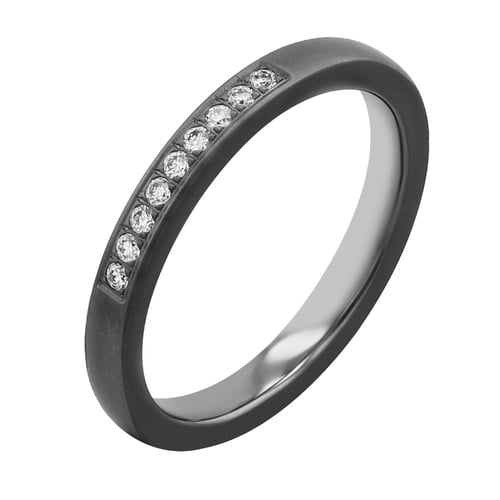 Tantalové snubní prsteny s diamanty Rille