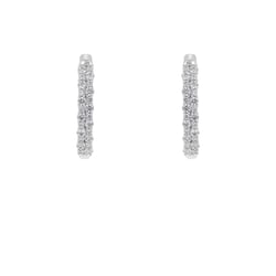 Diamantové kruhové náušnice Nicholls