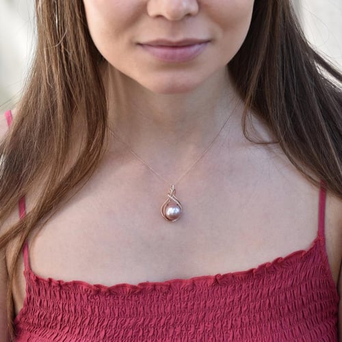 Perlový přívěsek s diamanty Renata