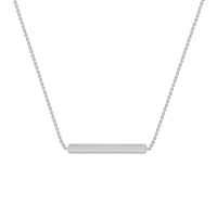 Jemný stříbrný náhrdelník Bar