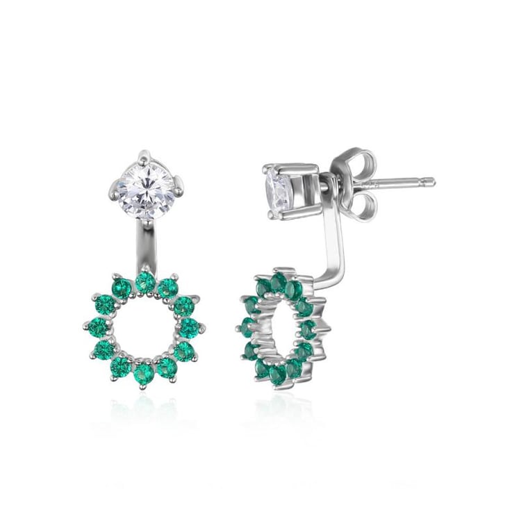 Náušnice se smaragdy 20542