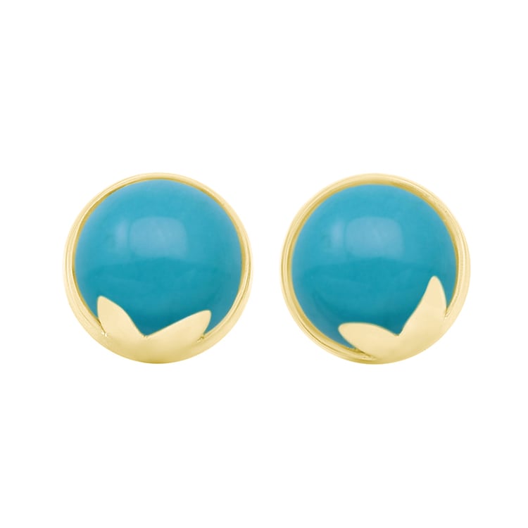 Náušnice s tyrkysem 41401