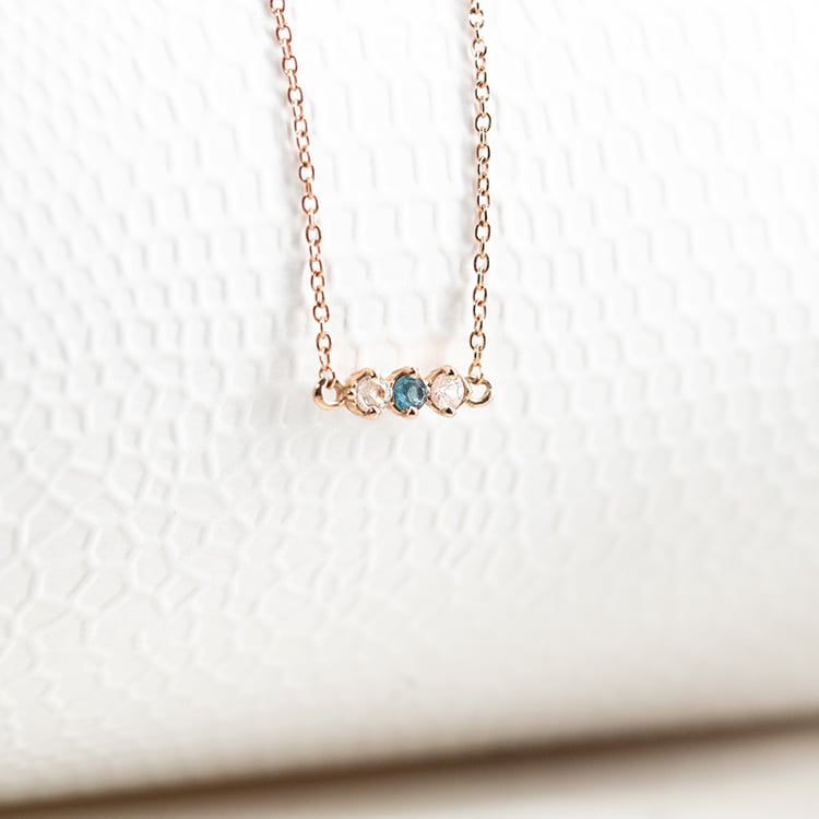 Zlatý náramek s topazy Joe 133823