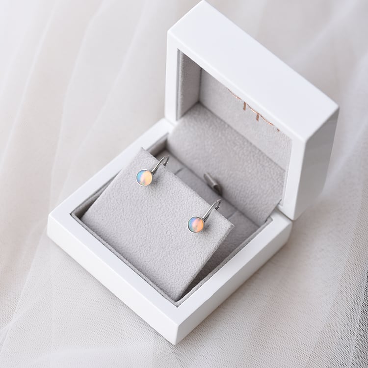 Náušnice s opály 58739