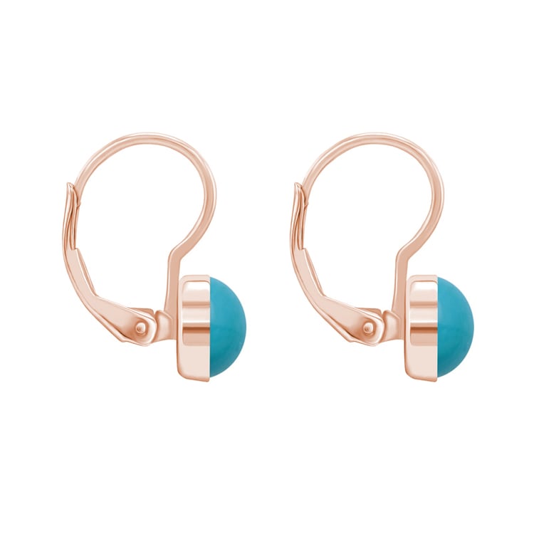 Zlaté visací tyrkysové náušnice Maumo 144665