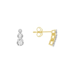 Minimalistické náušnice s diamanty Bahman