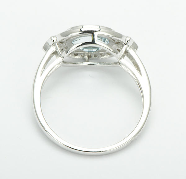 Prsten z bílého zlata 6175